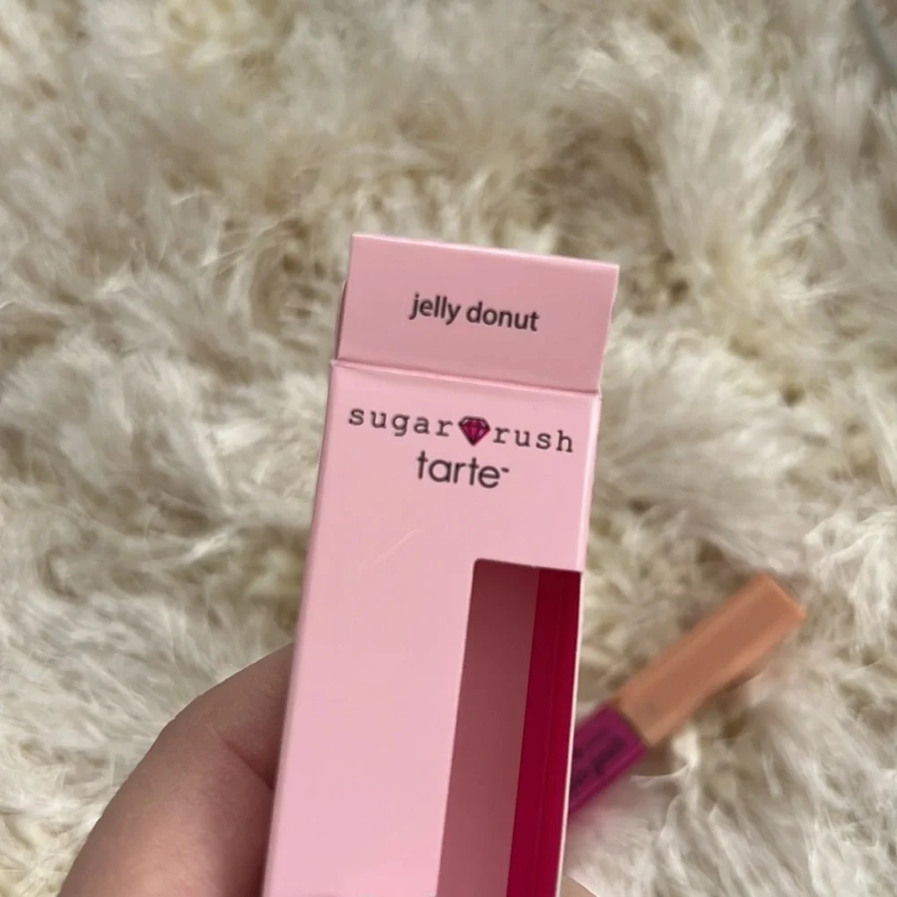 NEW- Tarte Sugar Rush Couple Goals Lip Gloss in Jelly/Donut